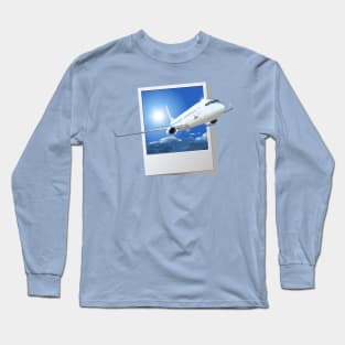 Commercial passenger airplane Long Sleeve T-Shirt